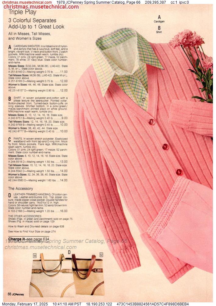 1978 JCPenney Spring Summer Catalog, Page 66