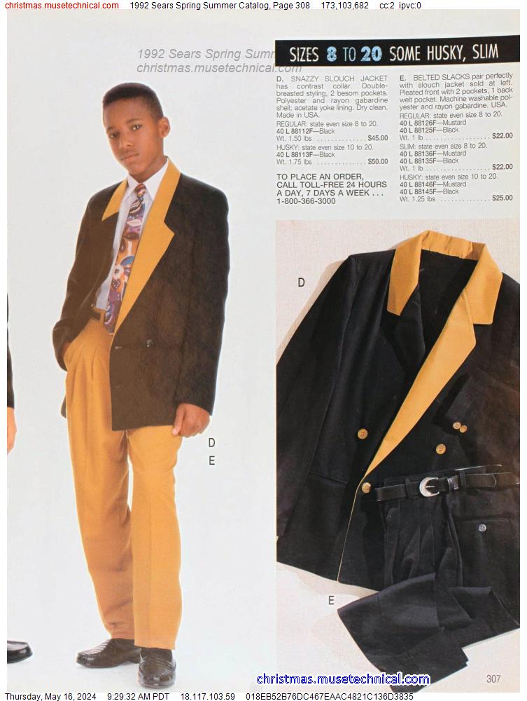 1992 Sears Spring Summer Catalog, Page 308