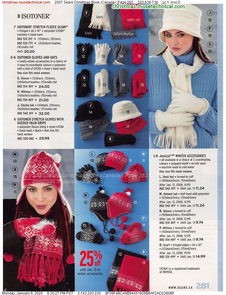 2007 Sears Christmas Book (Canada), Page 283