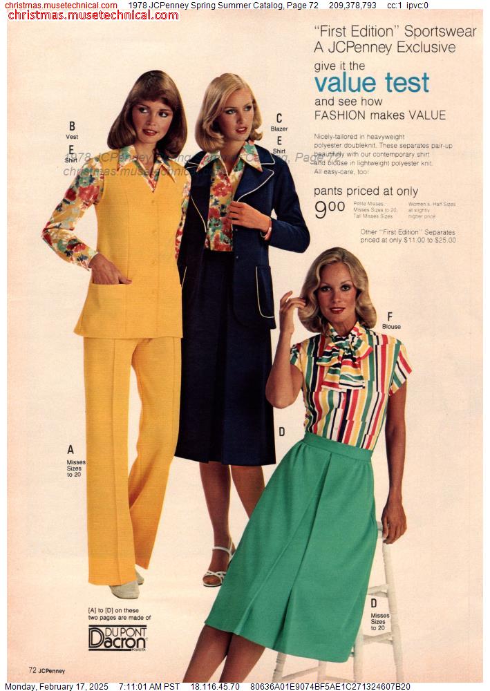 1978 JCPenney Spring Summer Catalog, Page 72