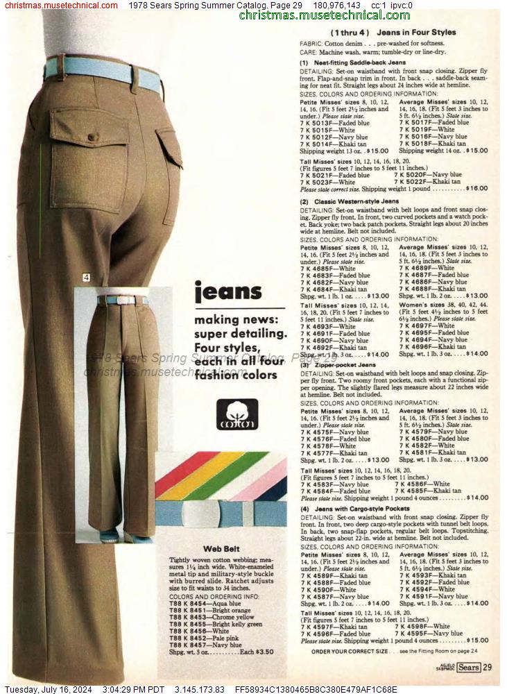 1978 Sears Spring Summer Catalog, Page 29