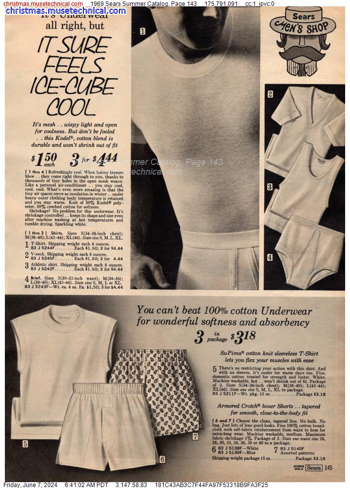 1969 Sears Summer Catalog, Page 143