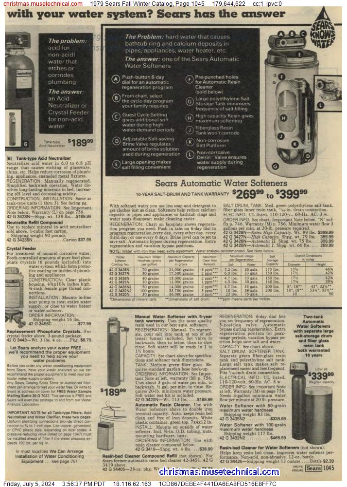 1979 Sears Fall Winter Catalog, Page 1045