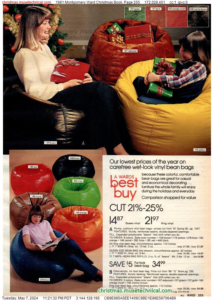 1981 Montgomery Ward Christmas Book, Page 255