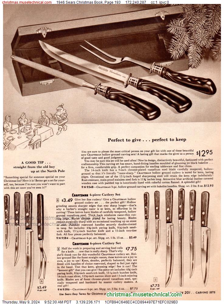 1946 Sears Christmas Book, Page 193