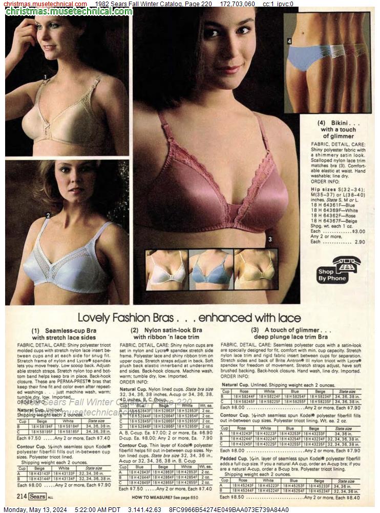 1982 Sears Fall Winter Catalog, Page 220