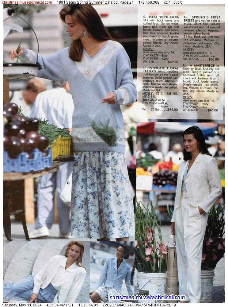 1991 Sears Spring Summer Catalog, Page 24