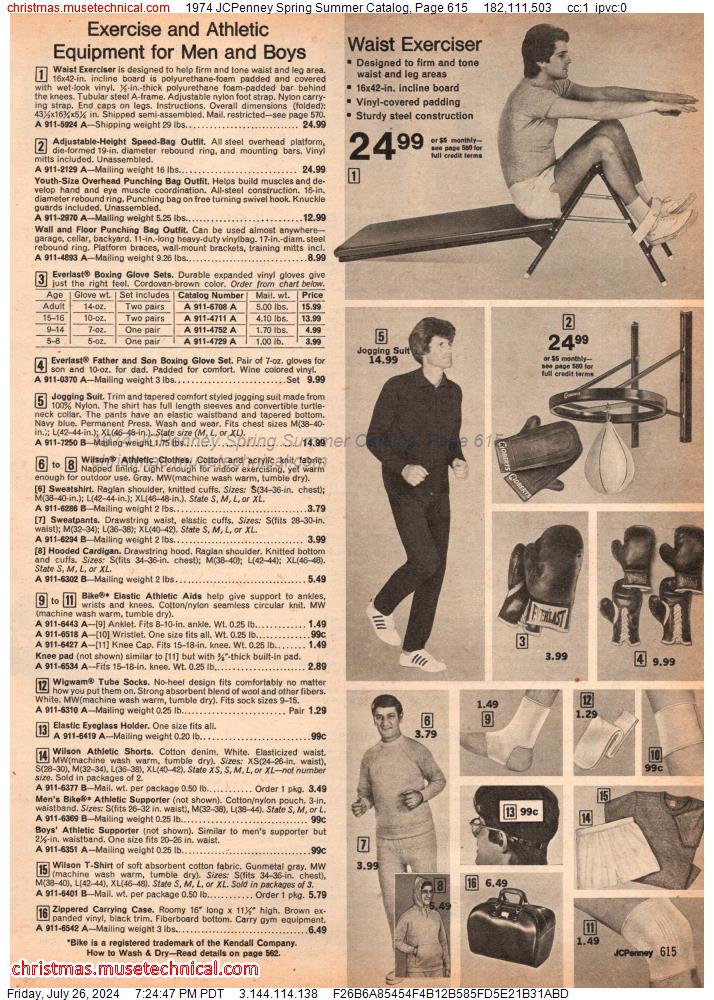 1974 JCPenney Spring Summer Catalog, Page 615