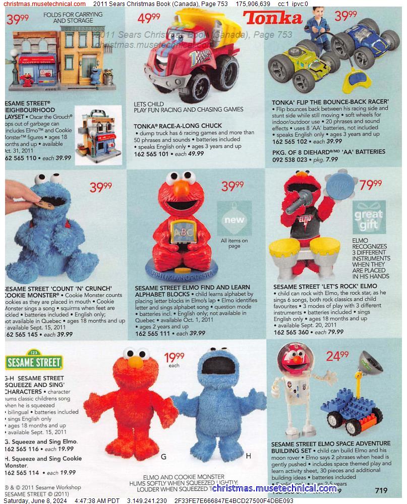 2011 Sears Christmas Book (Canada), Page 753