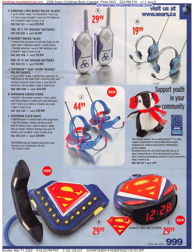 2006 Sears Christmas Book (Canada), Page 1023