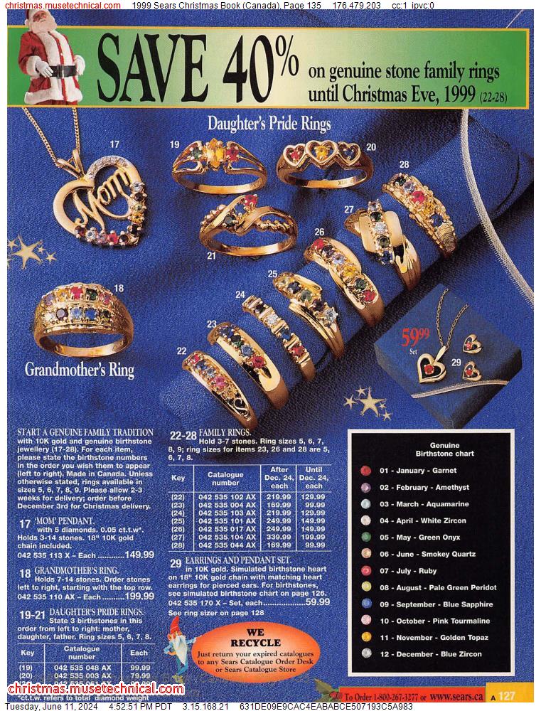 1999 Sears Christmas Book (Canada), Page 135