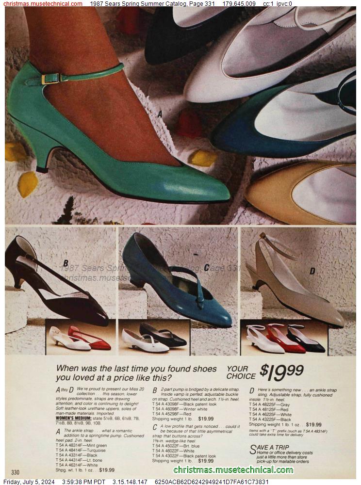 1987 Sears Spring Summer Catalog, Page 331