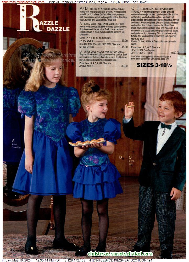 1991 JCPenney Christmas Book, Page 4
