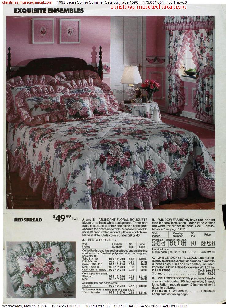1992 Sears Spring Summer Catalog, Page 1590