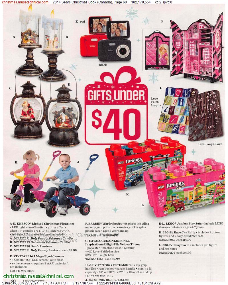2014 Sears Christmas Book (Canada), Page 60
