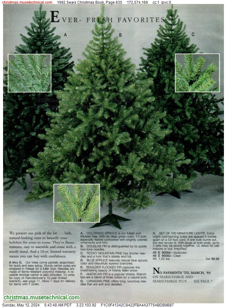1992 Sears Christmas Book, Page 630