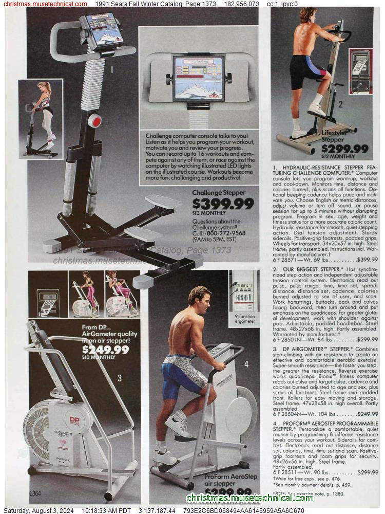 1991 Sears Fall Winter Catalog, Page 1373