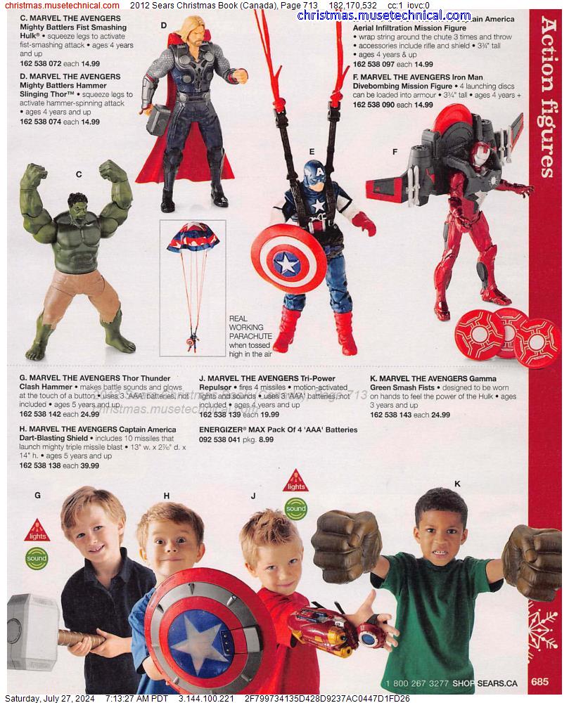 2012 Sears Christmas Book (Canada), Page 713