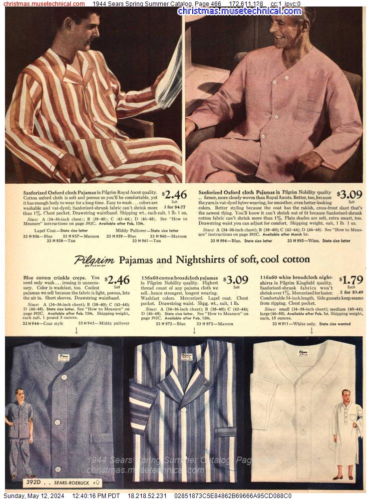 1944 Sears Spring Summer Catalog, Page 466