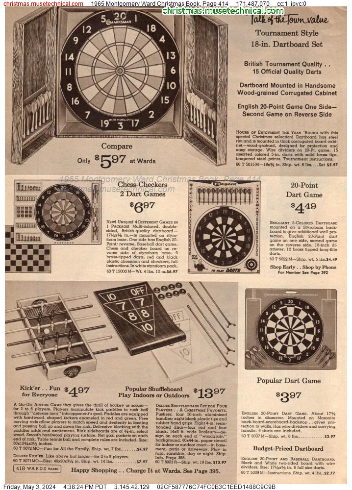 1965 Montgomery Ward Christmas Book, Page 414
