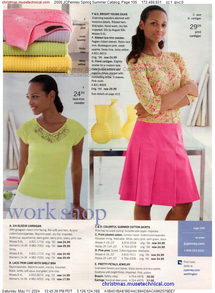 2005 JCPenney Spring Summer Catalog, Page 105