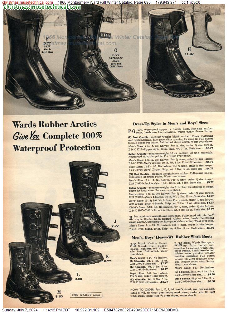 1966 Montgomery Ward Fall Winter Catalog, Page 696