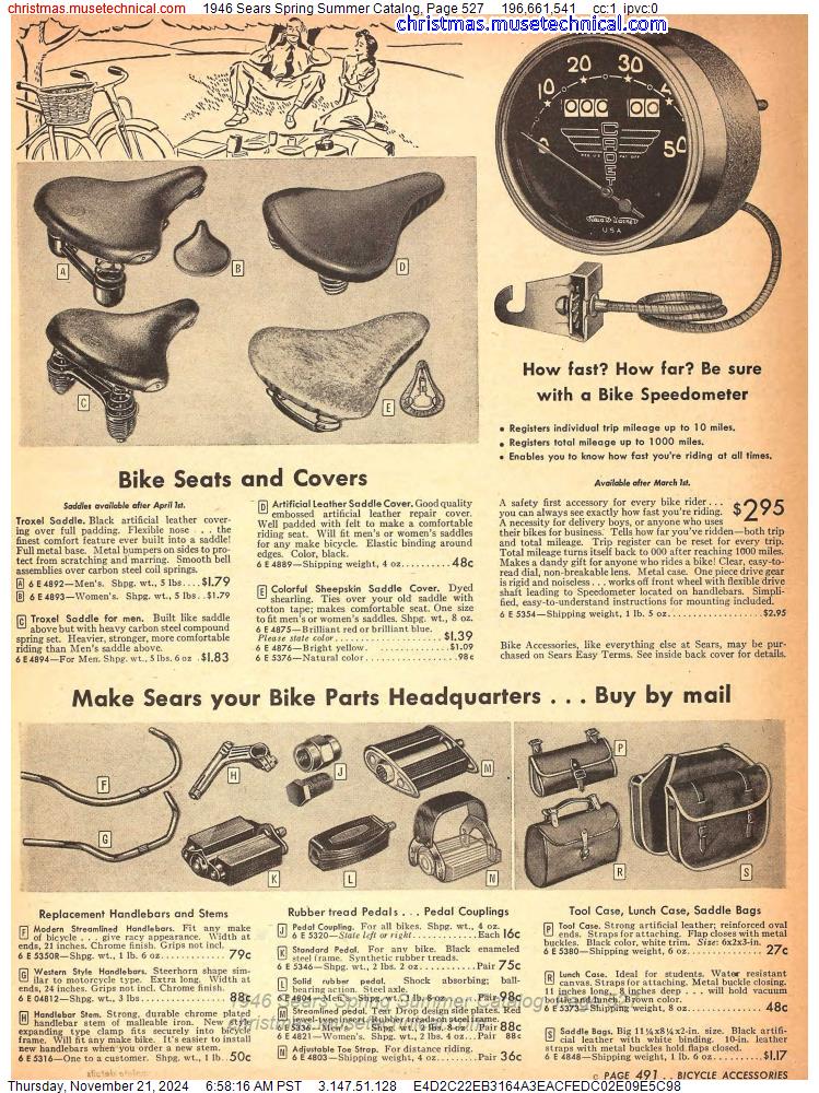 1946 Sears Spring Summer Catalog, Page 527