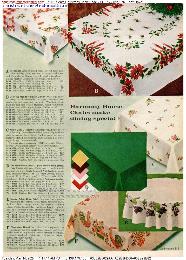 1962 Sears Christmas Book, Page 211
