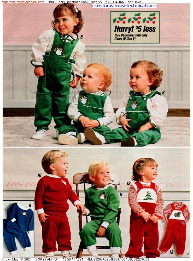 1986 Sears Christmas Book, Page 55