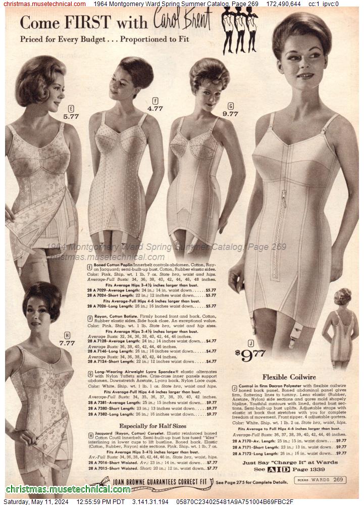 1964 Montgomery Ward Spring Summer Catalog, Page 269