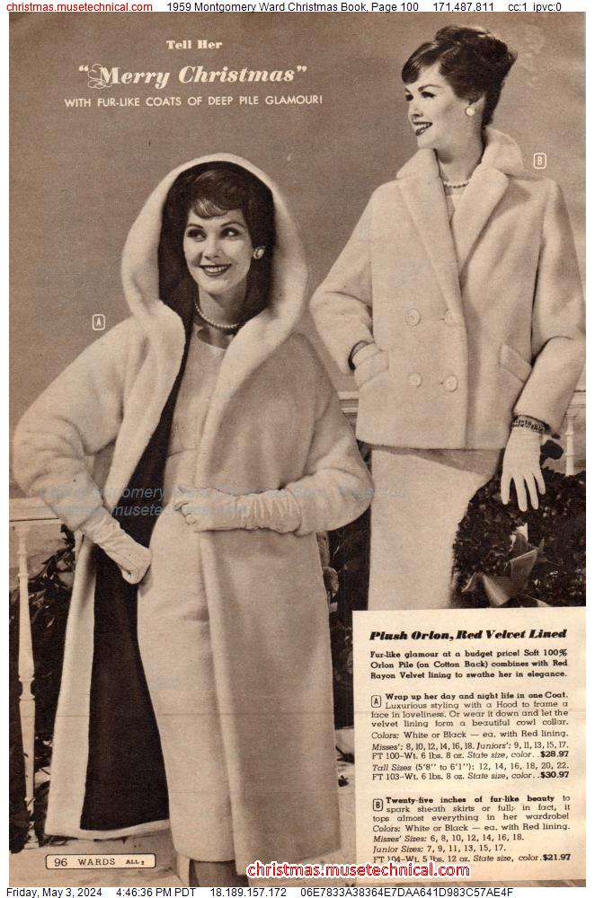 1959 Montgomery Ward Christmas Book, Page 100