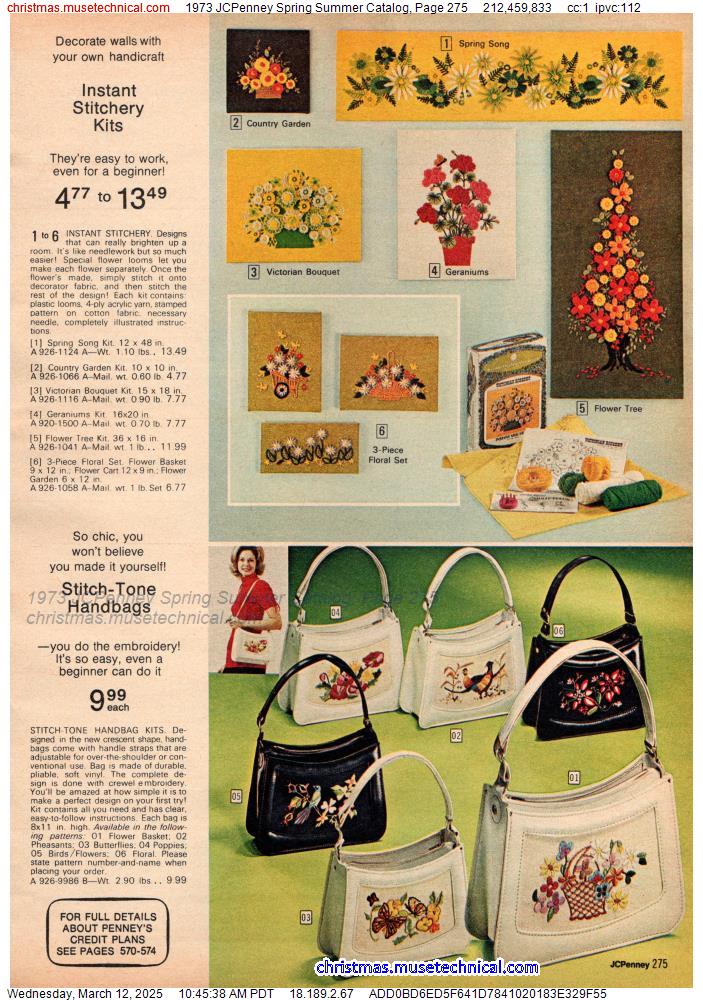 1973 JCPenney Spring Summer Catalog, Page 275