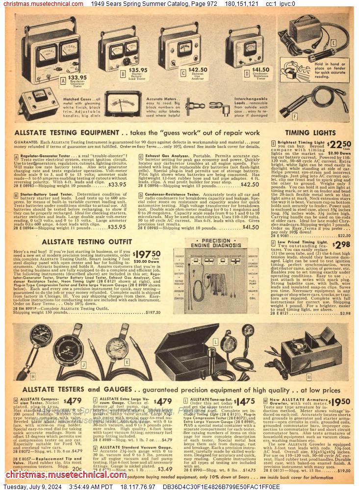 1949 Sears Spring Summer Catalog, Page 972