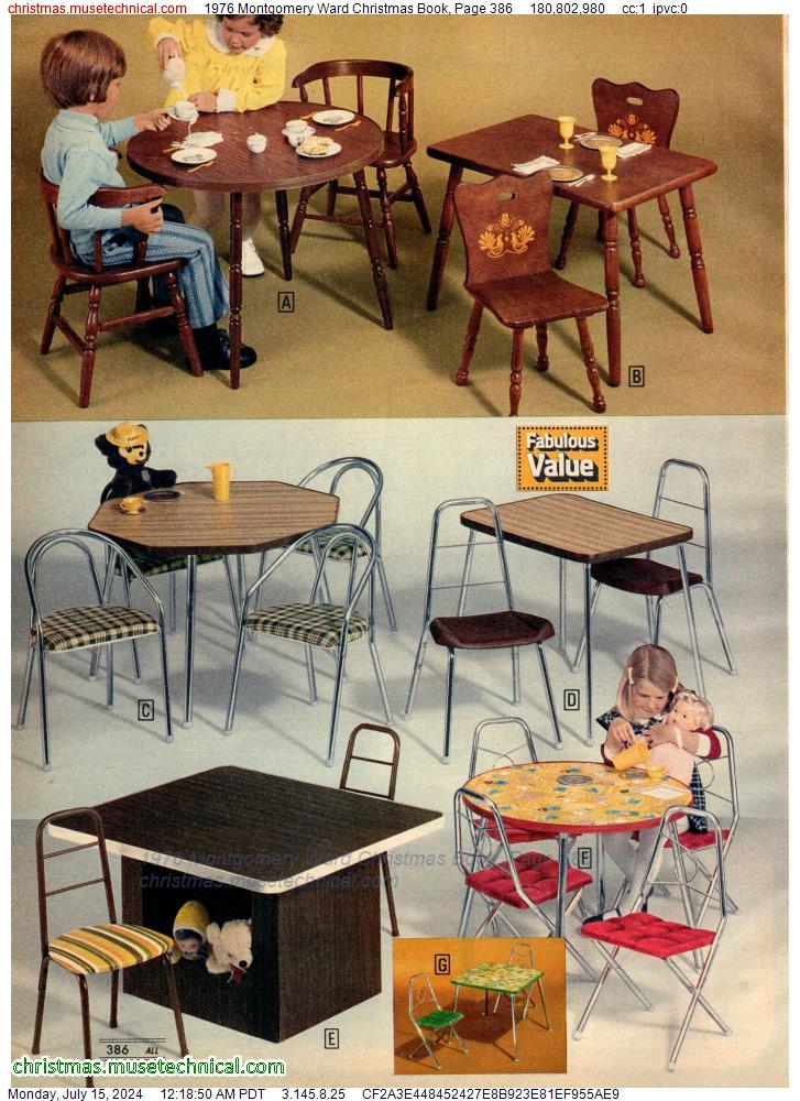 1976 Montgomery Ward Christmas Book, Page 386