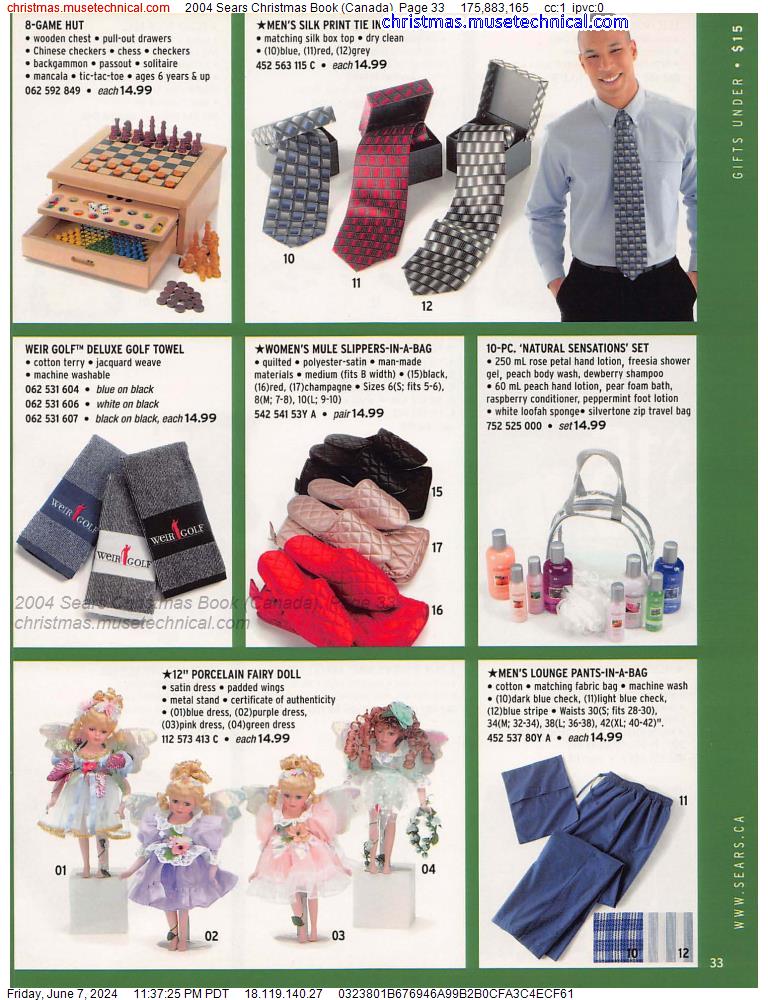 2004 Sears Christmas Book (Canada), Page 33