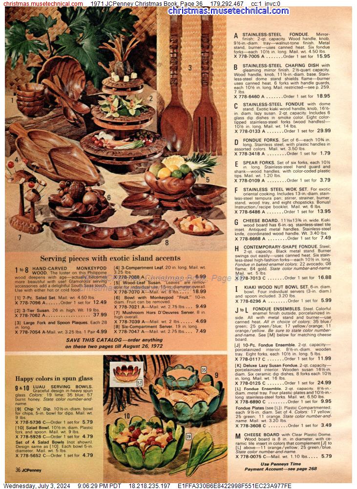 1971 JCPenney Christmas Book, Page 36