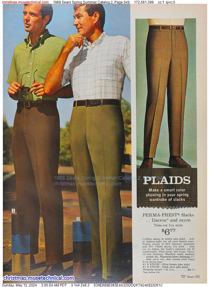 1968 Sears Spring Summer Catalog 2, Page 549