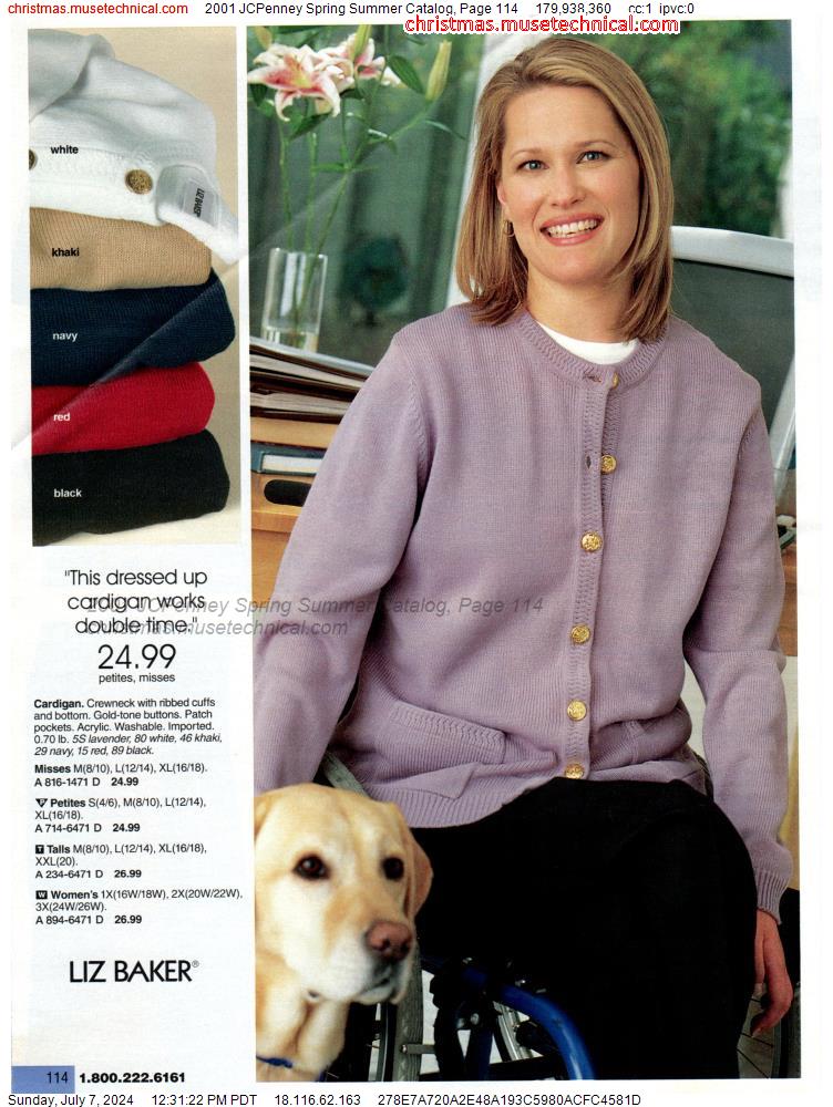 2001 JCPenney Spring Summer Catalog, Page 114