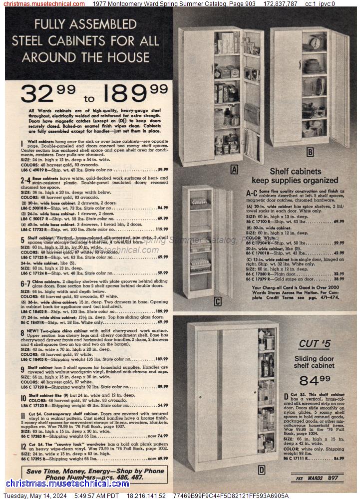 1977 Montgomery Ward Spring Summer Catalog, Page 903