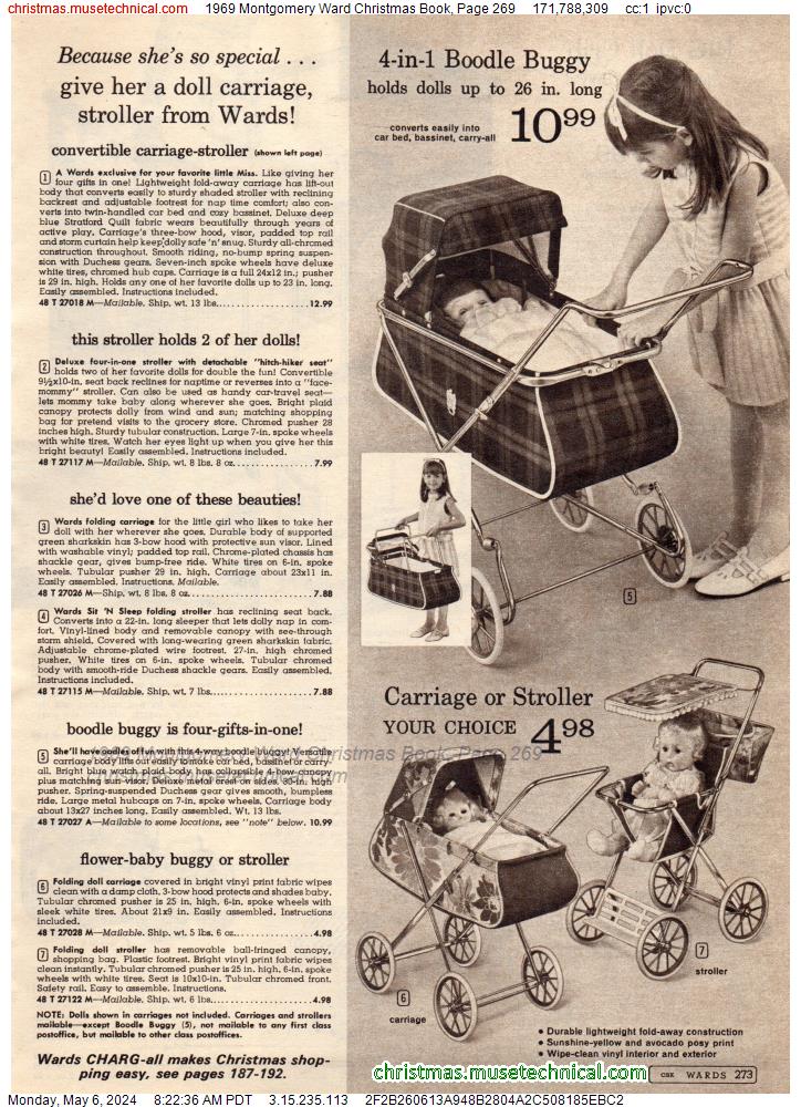 1969 Montgomery Ward Christmas Book, Page 269