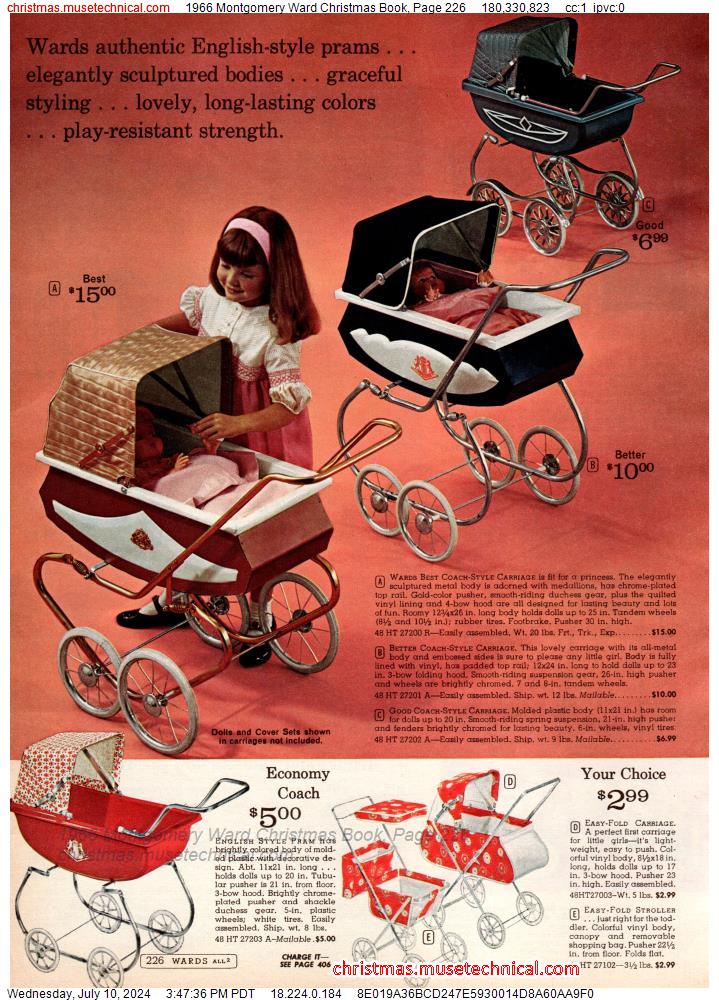 1966 Montgomery Ward Christmas Book, Page 226