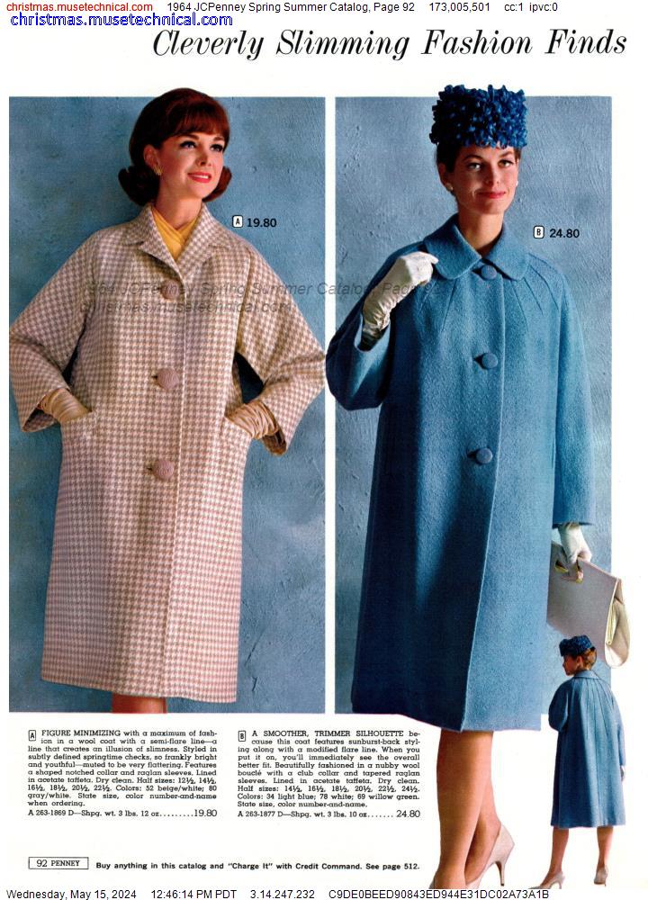 1964 JCPenney Spring Summer Catalog, Page 92