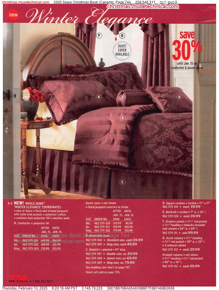 2005 Sears Christmas Book (Canada), Page 744