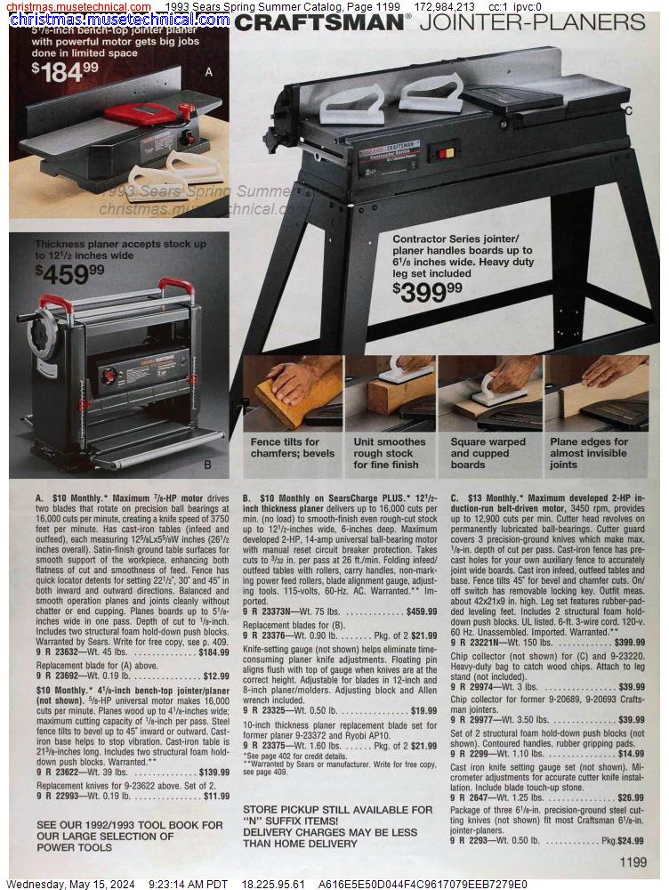 1993 Sears Spring Summer Catalog, Page 1199