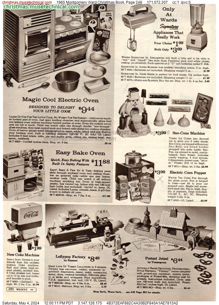 1965 Montgomery Ward Christmas Book, Page 246
