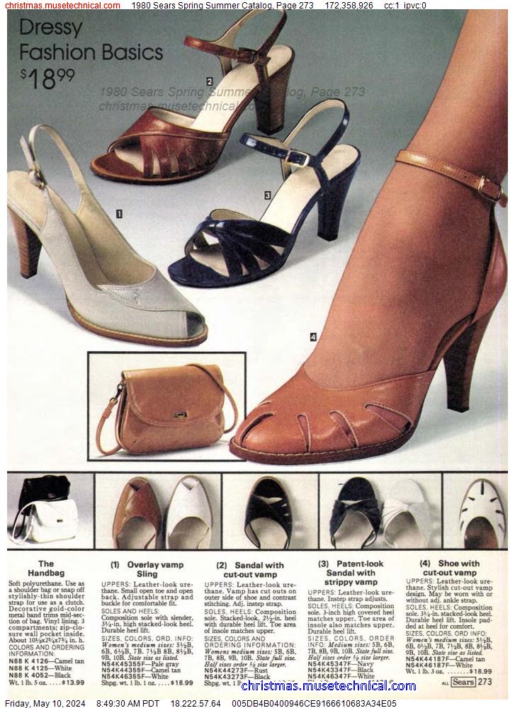 1980 Sears Spring Summer Catalog, Page 273