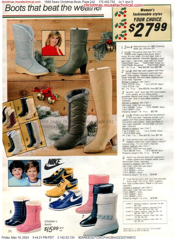 1986 Sears Christmas Book, Page 242