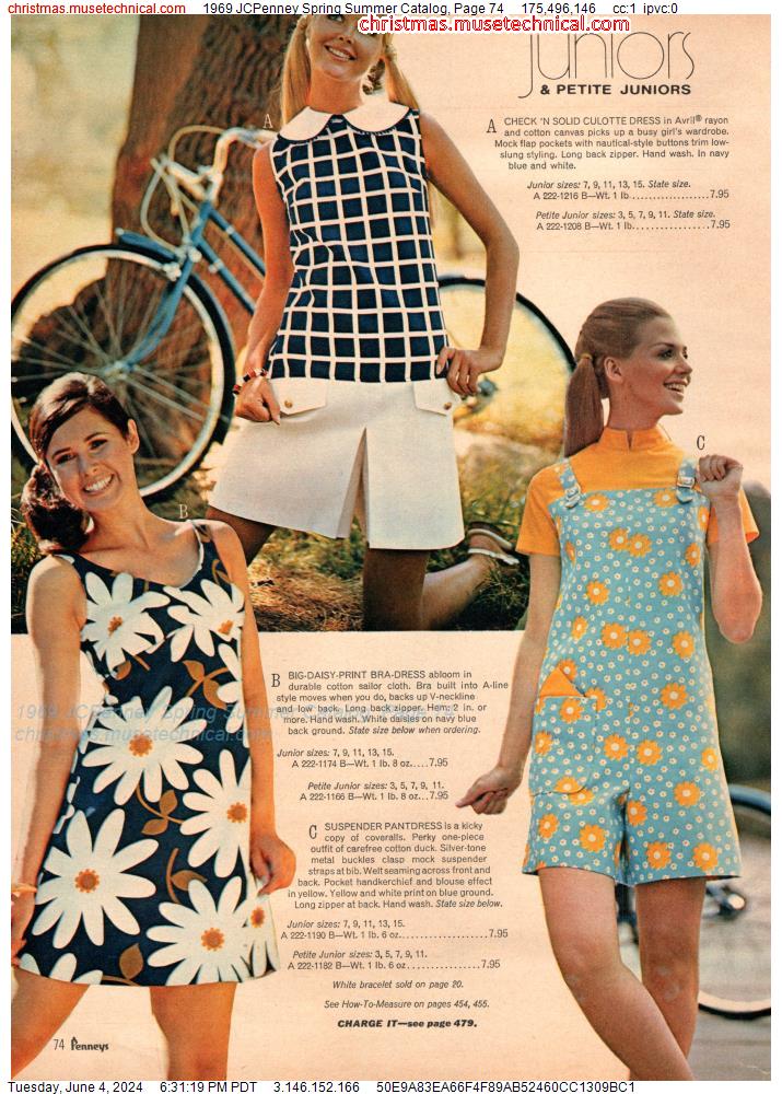 1969 JCPenney Spring Summer Catalog, Page 74