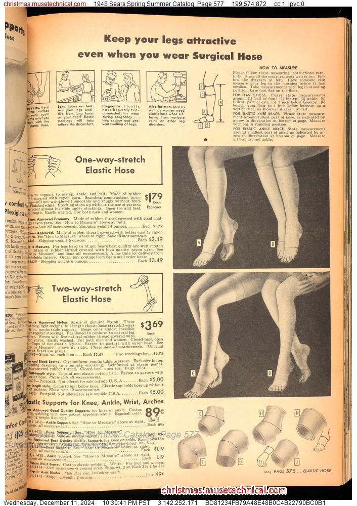 1948 Sears Spring Summer Catalog, Page 577