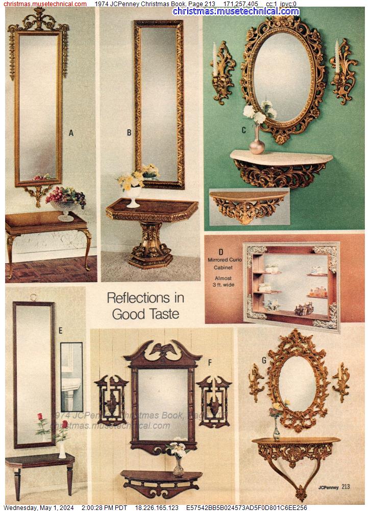 1974 JCPenney Christmas Book, Page 213